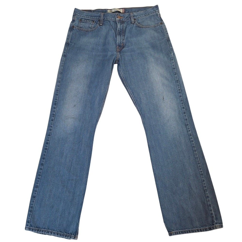 Levi's 527 Low Rise Bootcut Jeans Men's 36x34 Blue Denim Medium Wash Cotton Y2K